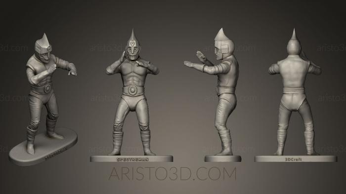 Figurines heroes, monsters and demons (STKM_0336) 3D model for CNC machine